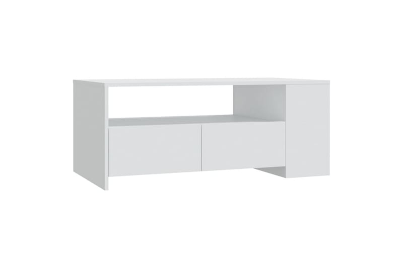Sohvapöytä valkoinen 102x55x45 cm tekninen puu - Valkoinen - Huonekalut - Pöytä & ruokailuryhmä - Sohvapöytä