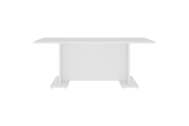 Sohvapöytä valkoinen 103,5x60x40 cm lastulevy - Sohvapöytä