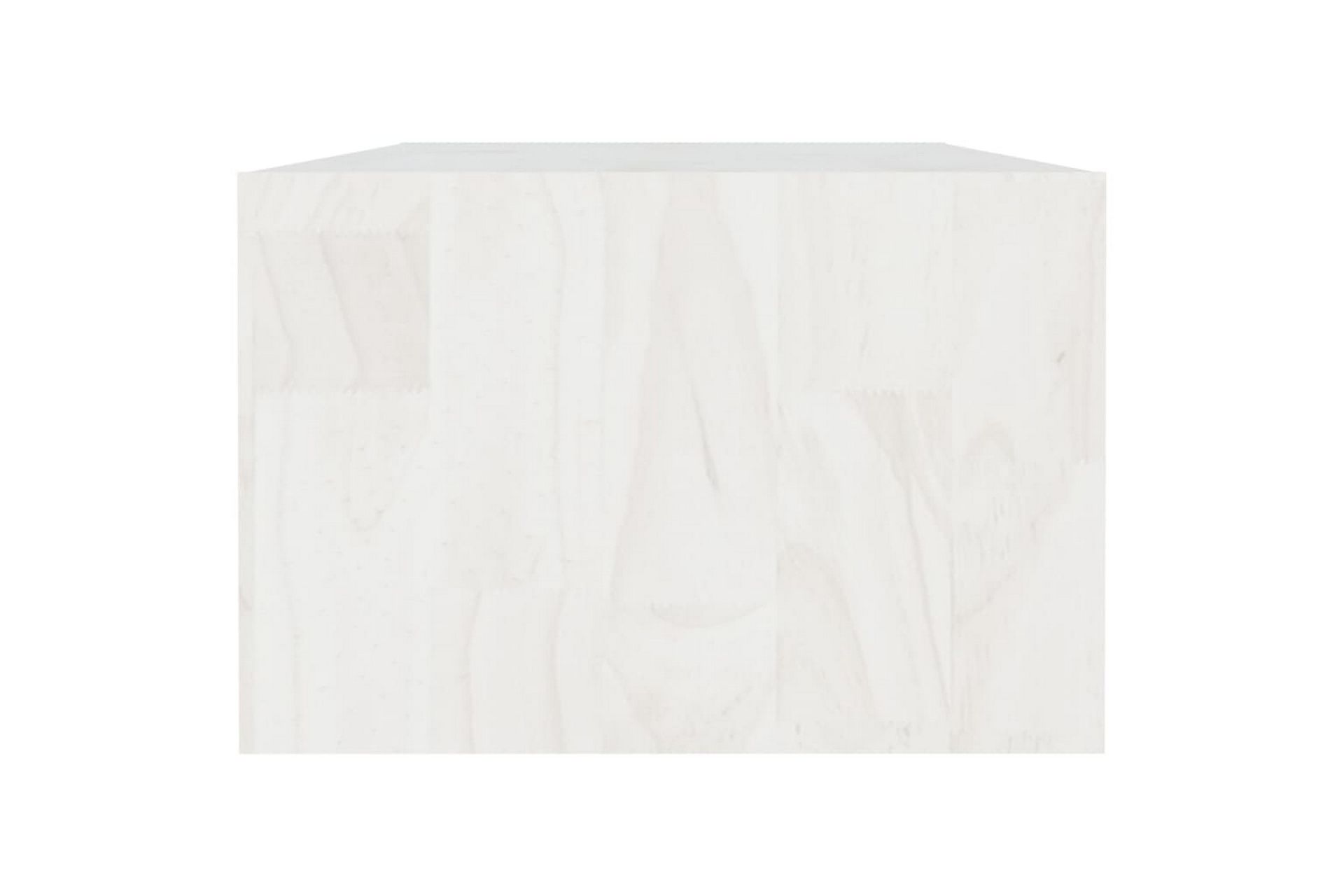 Sohvapöytä valkoinen 110x50x34 cm täysi mänty - Valkoinen - Huonekalut - Pöytä & ruokailuryhmä - Sohvapöytä
