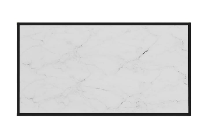 Sohvapöytä valkoinen 120x60x35 cm karkaistu lasi - Valkoinen - Sohvapöytä