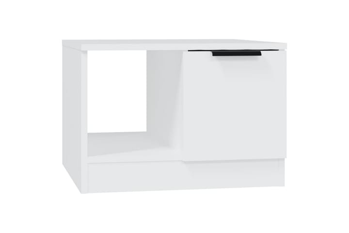 Sohvapöytä valkoinen 50x50x36 cm tekninen puu - Valkoinen - Sohvapöytä