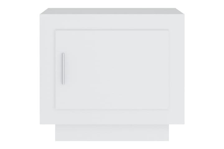 Sohvapöytä valkoinen 51x50x45 cm tekninen puu - Valkoinen - Sohvapöytä
