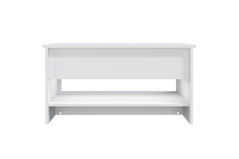 Sohvapöytä valkoinen 80x50x40 cm tekninen puu - Valkoinen - Huonekalut - Pöytä & ruokailuryhmä - Sohvapöytä