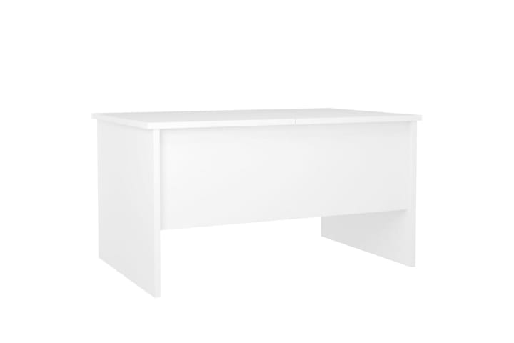 Sohvapöytä valkoinen 80x50x42,5 cm tekninen puu - Valkoinen - Sohvapöytä