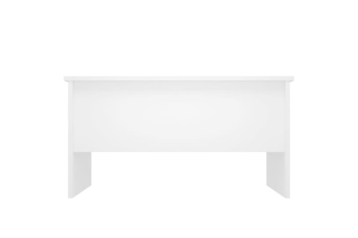 Sohvapöytä valkoinen 80x50x42,5 cm tekninen puu - Valkoinen - Sohvapöytä