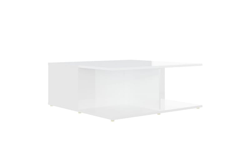 Sohvapöytä valkoinen 80x80x31 cm lastulevy - Huonekalut - Pöytä & ruokailuryhmä - Sohvapöytä