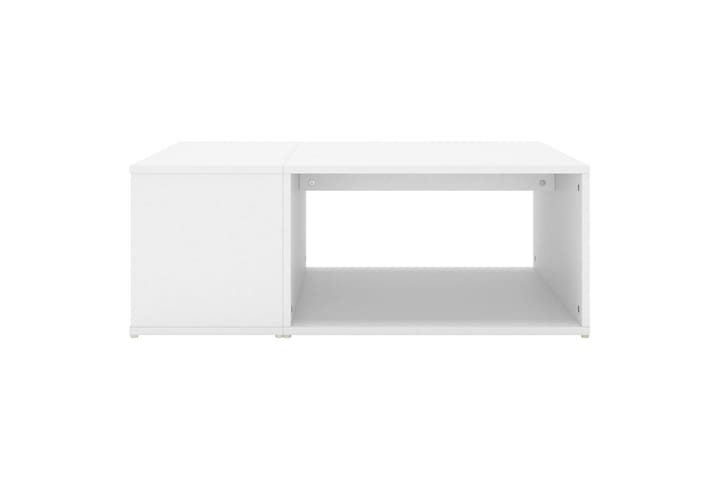 Sohvapöytä valkoinen 90x67x33 cm lastulevy - Sohvapöytä