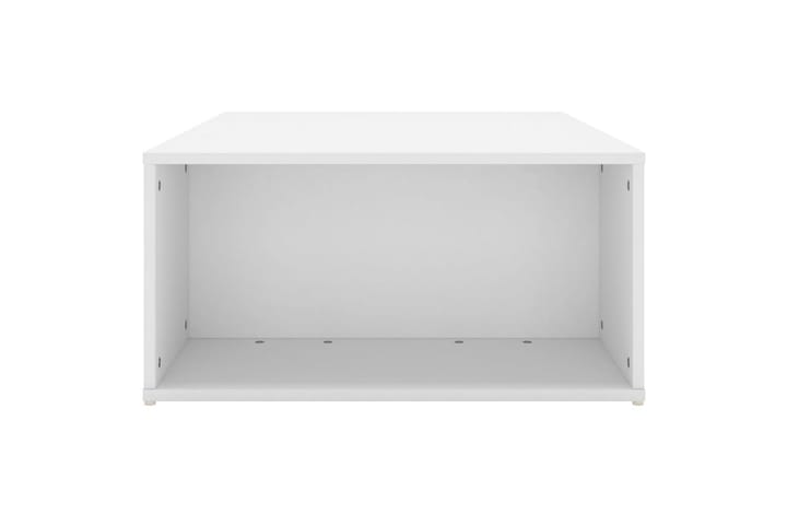 Sohvapöytä valkoinen 90x67x33 cm lastulevy - Sohvapöytä
