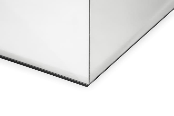 Sohvapöytä Vathy 110 cm Marmorikuvio - Peili/Lasi/Musta - Peilipöytä - Marmoripöydät - Sohvapöytä