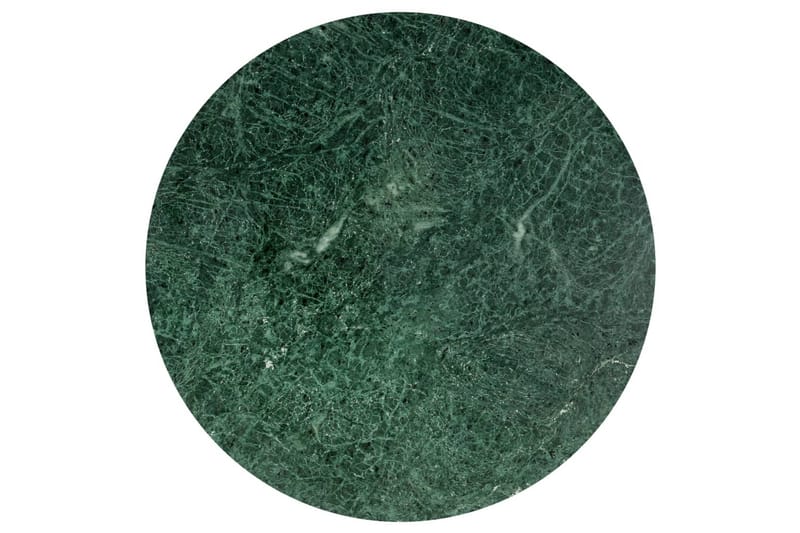 Sohvapöytä vihreä 60x60x35 cm aito kivi marmorikuviolla - Vihreä - Huonekalut - Pöytä & ruokailuryhmä - Sohvapöytä