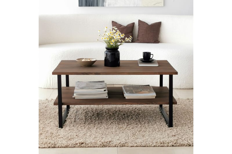 Sohvapöytä Wanite 85x60x85 cm - Ruskea - Huonekalut - Pöytä & ruokailuryhmä - Sohvapöytä