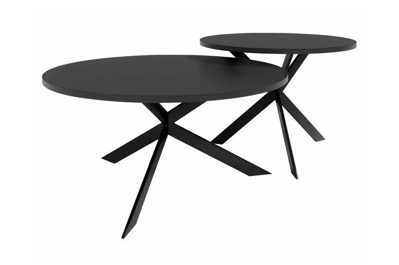 Sohvapöytä Wardner, Musta