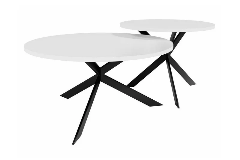 Sohvapöytä Wardner, Valkoinen