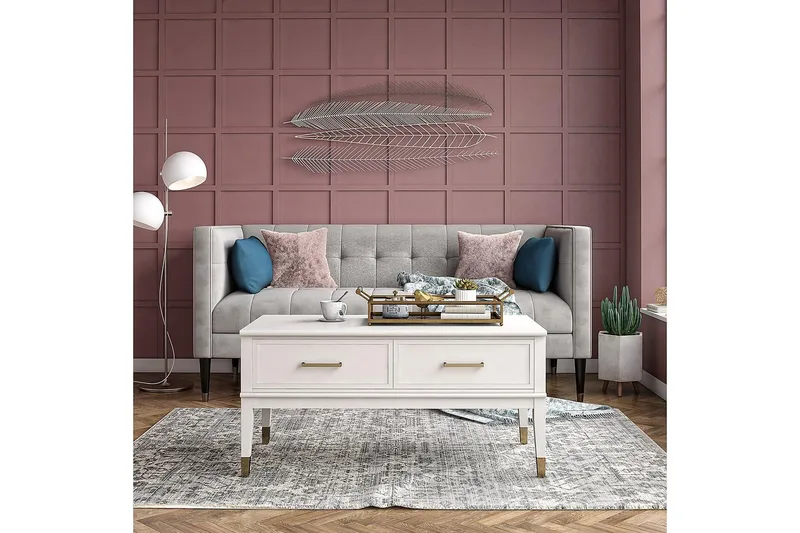 Sohvapöytä Westerleigh 106 cm Korkeussäätö säilytys Laatikko - CosmoLiving - Huonekalut - Pöytä & ruokailuryhmä - Sohvapöytä