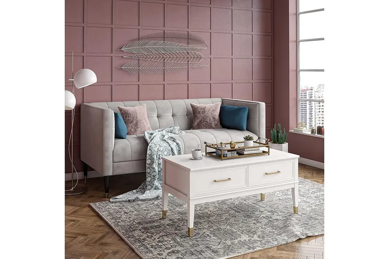 Sohvapöytä Westerleigh 106 cm Korkeussäätö säilytys Laatikko - CosmoLiving - Huonekalut - Pöytä & ruokailuryhmä - Sohvapöytä