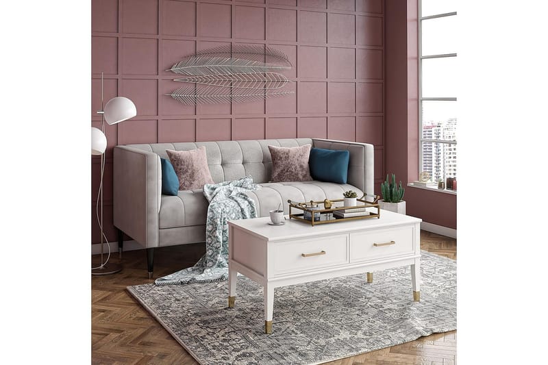 Sohvapöytä Westerleigh 106 cm Korkeussäätö säilytys Laatikko - CosmoLiving - Huonekalut - Pöytä & ruokailuryhmä - Sohvapöytä