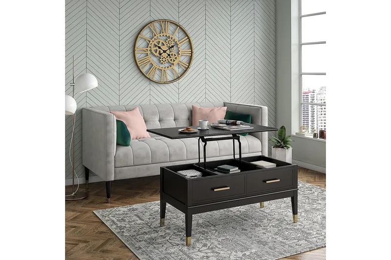 Sohvapöytä Westerleigh 106 cm Korkeussäätö säilytys Laatikko - CosmoLiving - Huonekalut - Pöytä & ruokailuryhmä - Sohvapöytä