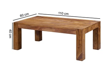 Sohvapöytä Wicher 110 cm - Massiivi Puu - Huonekalut - Pöytä & ruokailuryhmä - Sohvapöytä