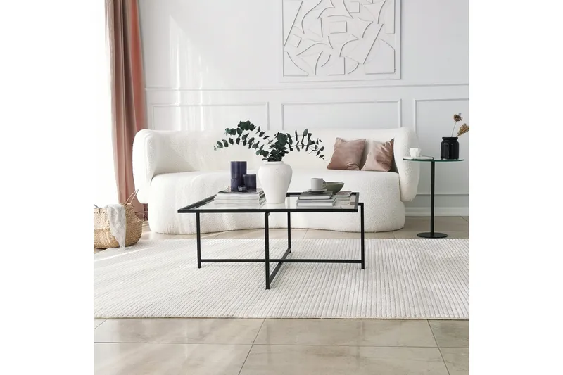 Sohvapöytä Wifst 85x35x85 cm - Musta - Huonekalut - Pöytä & ruokailuryhmä - Sohvapöytä