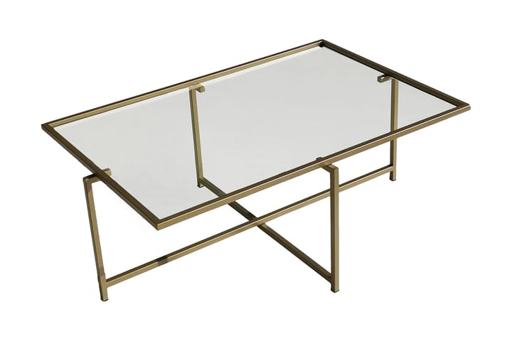 Sohvapöytä Wifst 94x35x94 cm - Kulta - Sohvapöytä