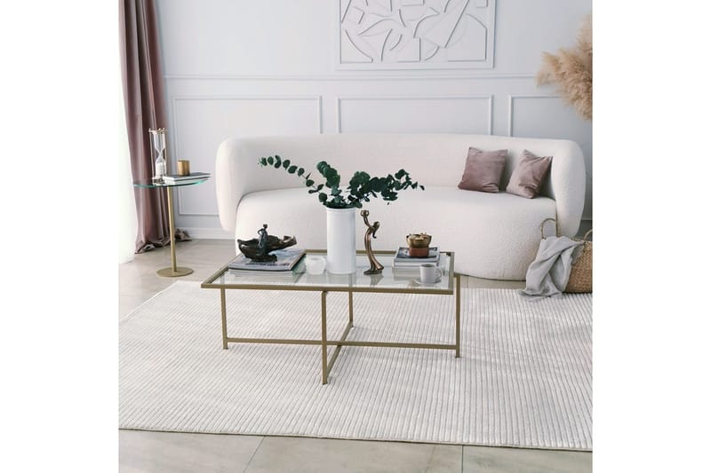 Sohvapöytä Wifst 94x35x94 cm - Kulta - Huonekalut - Pöytä & ruokailuryhmä - Sohvapöytä