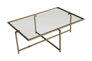 Sohvapöytä Wifst 94x35x94 cm - Kulta - Huonekalut - Pöytä & ruokailuryhmä - Sohvapöytä