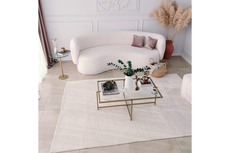 Sohvapöytä Wifst 94x35x94 cm - Kulta - Huonekalut - Pöytä & ruokailuryhmä - Sohvapöytä