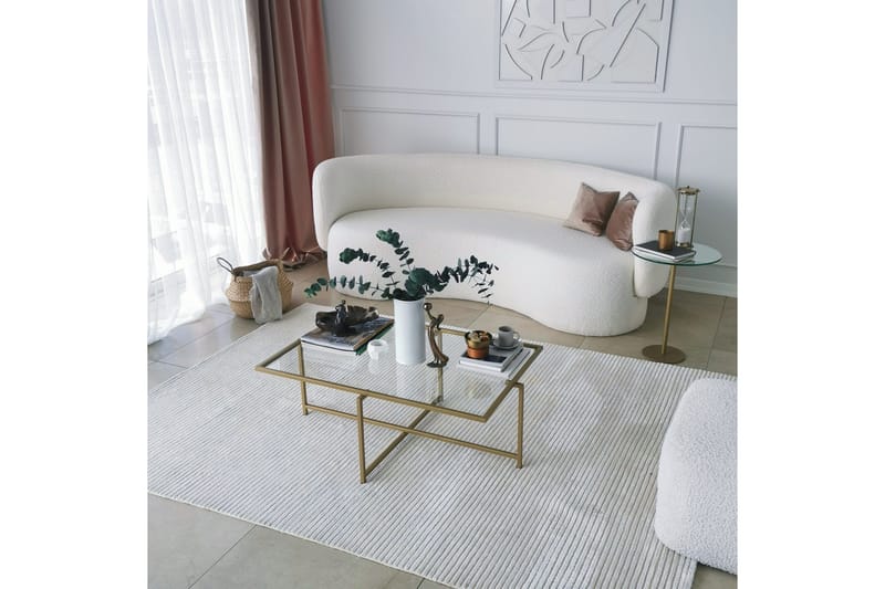 Sohvapöytä Wifst 94x35x94 cm - Kulta - Huonekalut - Pöytä & ruokailuryhmä - Sohvapöytä