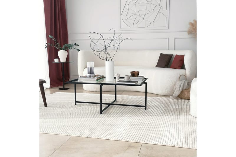 Sohvapöytä Wifst 94x35x94 cm - Musta - Huonekalut - Pöytä & ruokailuryhmä - Sohvapöytä