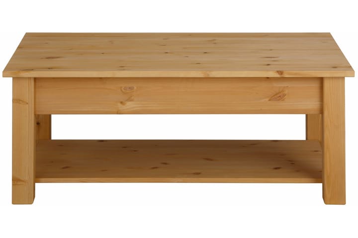 Sohvapöytä Yamina 100 cm Säilytyksellä 2 laatikkoa+Hylly - Ruskea - Sohvapöytä