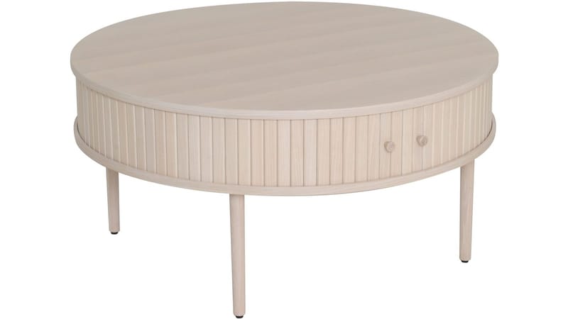 Sohvapöytä Yngvar Ø90 cm - Valkopigmentoitu tammi - Huonekalut - Pöytä & ruokailuryhmä - Sohvapöytä