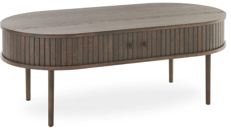 Sohvapöytä Yngvar 120x60 cm - Ruskeaksi lakattu tammi - Huonekalut - Pöytä & ruokailuryhmä - Sohvapöytä
