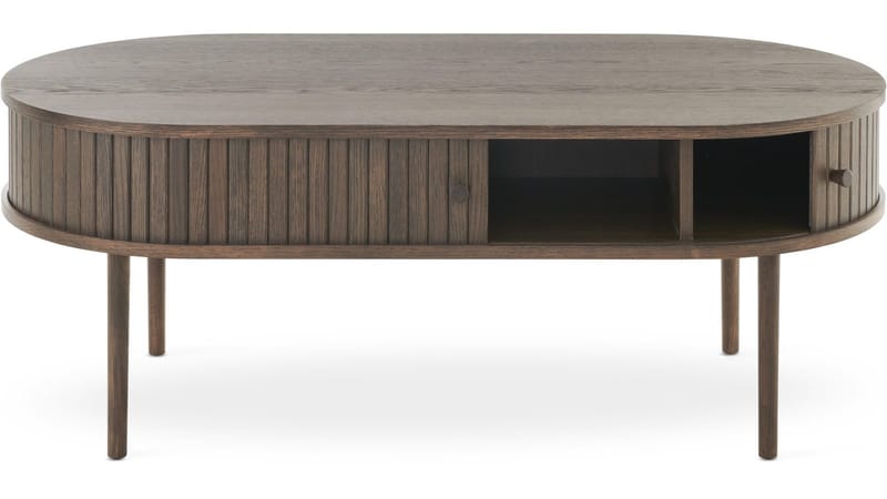 Sohvapöytä Yngvar 120x60 cm - Ruskeaksi lakattu tammi - Huonekalut - Pöytä & ruokailuryhmä - Sohvapöytä