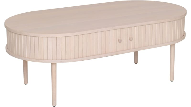 Sohvapöytä Yngvar 120x60 cm - Valkopigmentoitu tammi - Huonekalut - Pöytä & ruokailuryhmä - Sohvapöytä