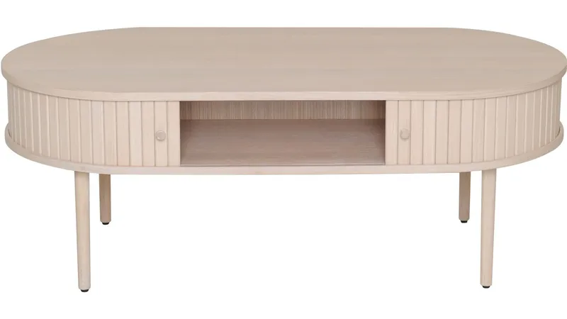 Sohvapöytä Yngvar 120x60 cm - Valkopigmentoitu tammi - Huonekalut - Pöytä & ruokailuryhmä - Sohvapöytä