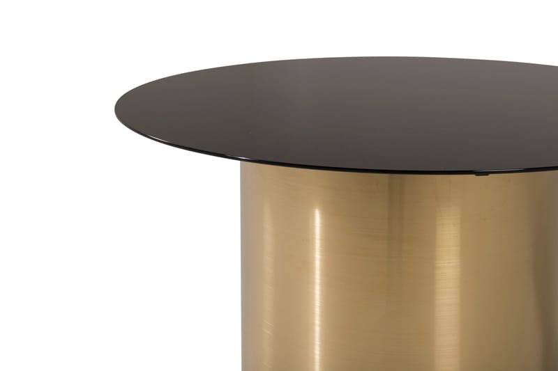 Sohvapöytä Ystad Pyöreä 75 cm - Musta - Huonekalut - Pöytä & ruokailuryhmä - Sohvapöytä