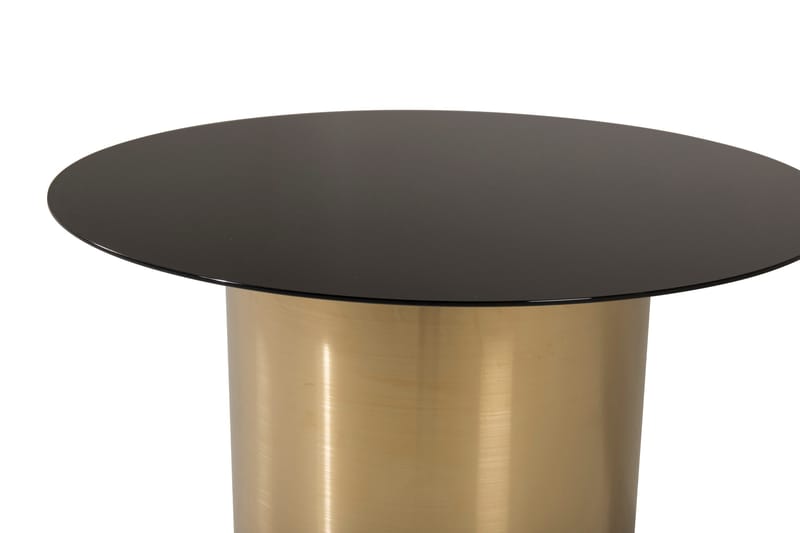 Sohvapöytä Ystad Pyöreä 75 cm - Musta - Huonekalut - Pöyt ä & ruokailuryhmä - Sohvapöytä