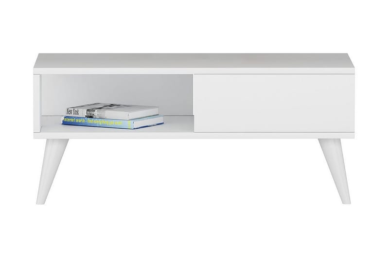 Sohvapöytä Yuksek 90x40x90 cm - Valkoinen - Huonekalut - Pöytä & ruokailuryhmä - Sohvapöytä