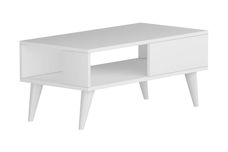 Sohvapöytä Yuksek 90x40x90 cm - Valkoinen - Huonekalut - Pöytä & ruokailuryhmä - Sohvapöytä