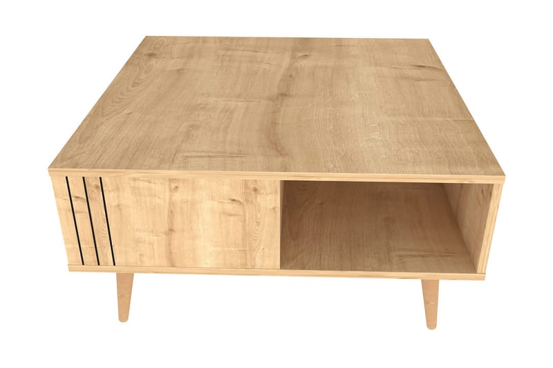 Sohvapöytä Zakkum 89,6x46,5x89,6 cm, Tammi
