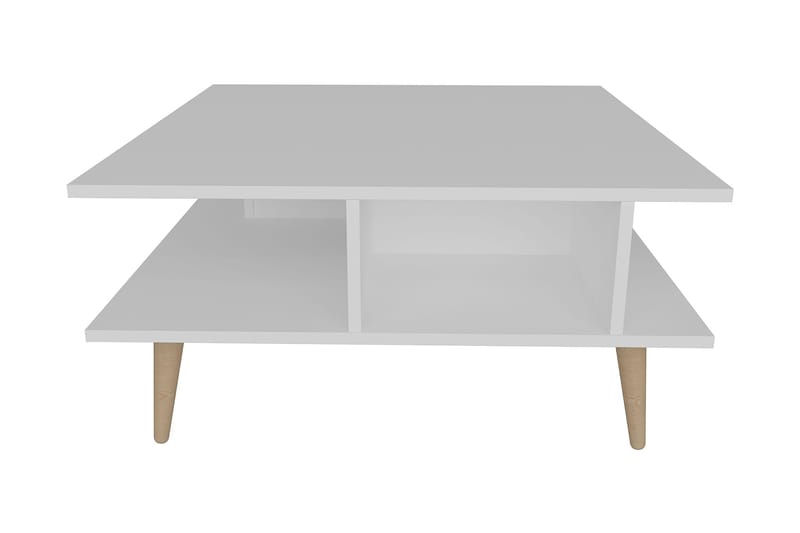 Sohvapöytä Zakkum 89x44x89 cm - Valkoinen - Huonekalut - Pöytä & ruokailuryhmä - Sohvapöytä