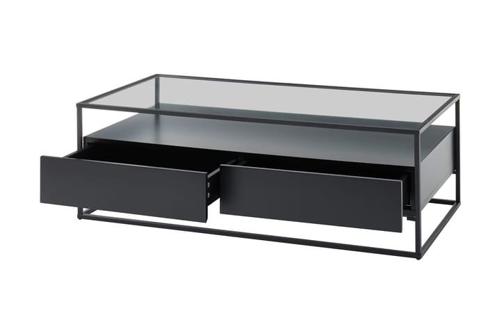 Sohvapöytä Pitlik 120 cm - Musta - Sohvapöytä