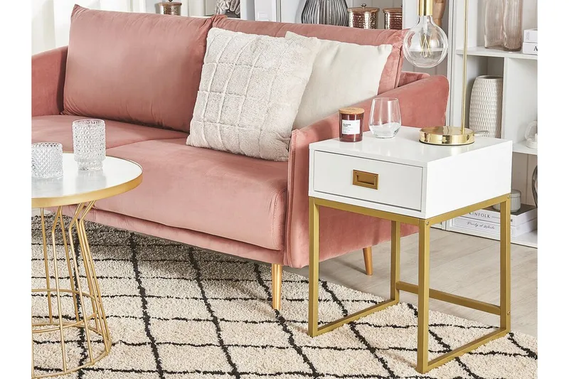 Sohvapöytä Pinellas 40 cm - Valkoinen - Huonekalut - Pöytä & ruokailuryhmä - Sohvapöytä