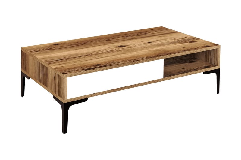 Sohvapöytä Pikach 105x32,6x105 cm - Ruskea - Huonekalut - Pöytä & ruokailuryhmä - Sohvapöytä