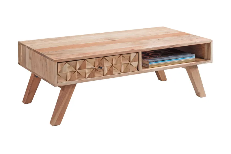 Sohvapöytä Pelsham 95 cm, Puu/Luonnonväri