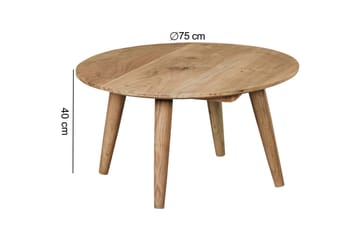 Sohvapöytä Printfield 75 cm - Puu/Luonnonväri - Huonekalut - Pöytä & ruokailuryhmä - Sohvapöytä