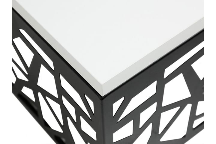 Sohvapöytä Palisa 60 cm - Musta/Valkoinen - Sohvapöytä