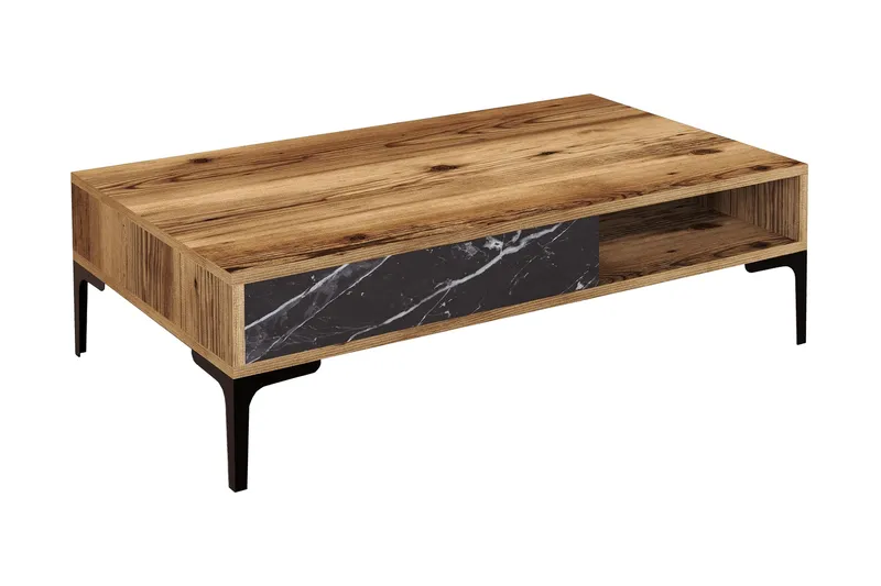 Sohvapöytä Principal 105x32,6x105 cm, Ruskea