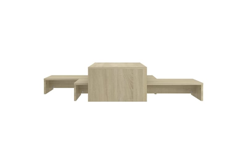 Sohvapöytäsarja Sonoma-tammi 100x100x26,5 cm lastulevy - Huonekalut - Pöytä & ruokailuryhmä - Sohvapöytä