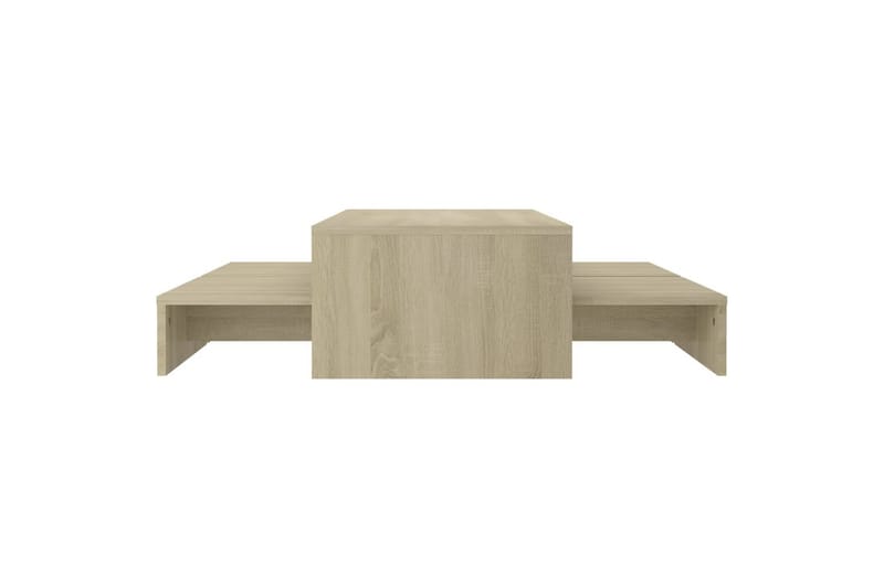 Sohvapöytäsarja Sonoma-tammi 100x100x26,5 cm lastulevy - Huonekalut - Pöytä & ruokailuryhmä - Sohvapöytä